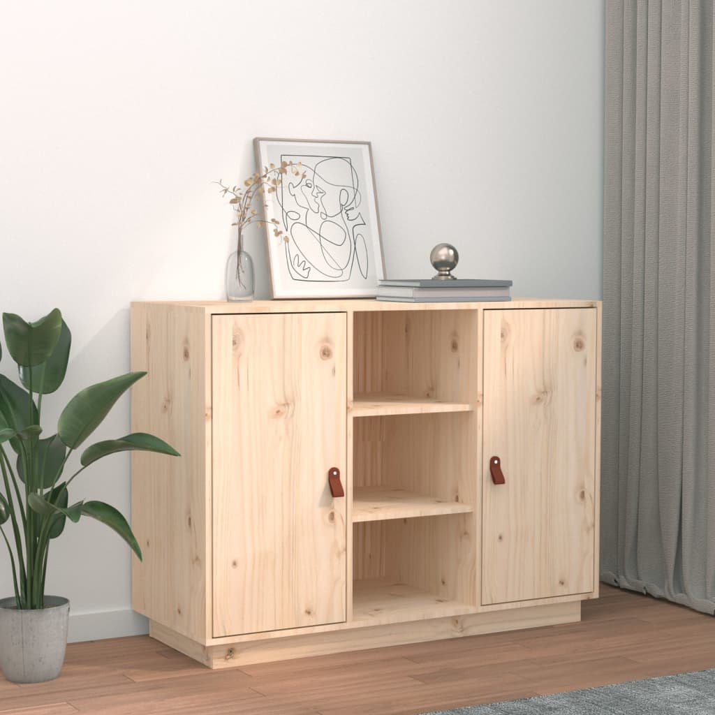 Sideboard 100x40x75 cm Solid Wood Pine - Sid & Sam