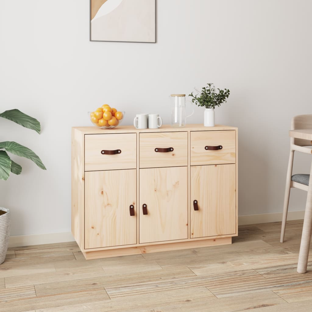 Sideboard 100x40x75 cm Solid Wood Pine - Style and Chic