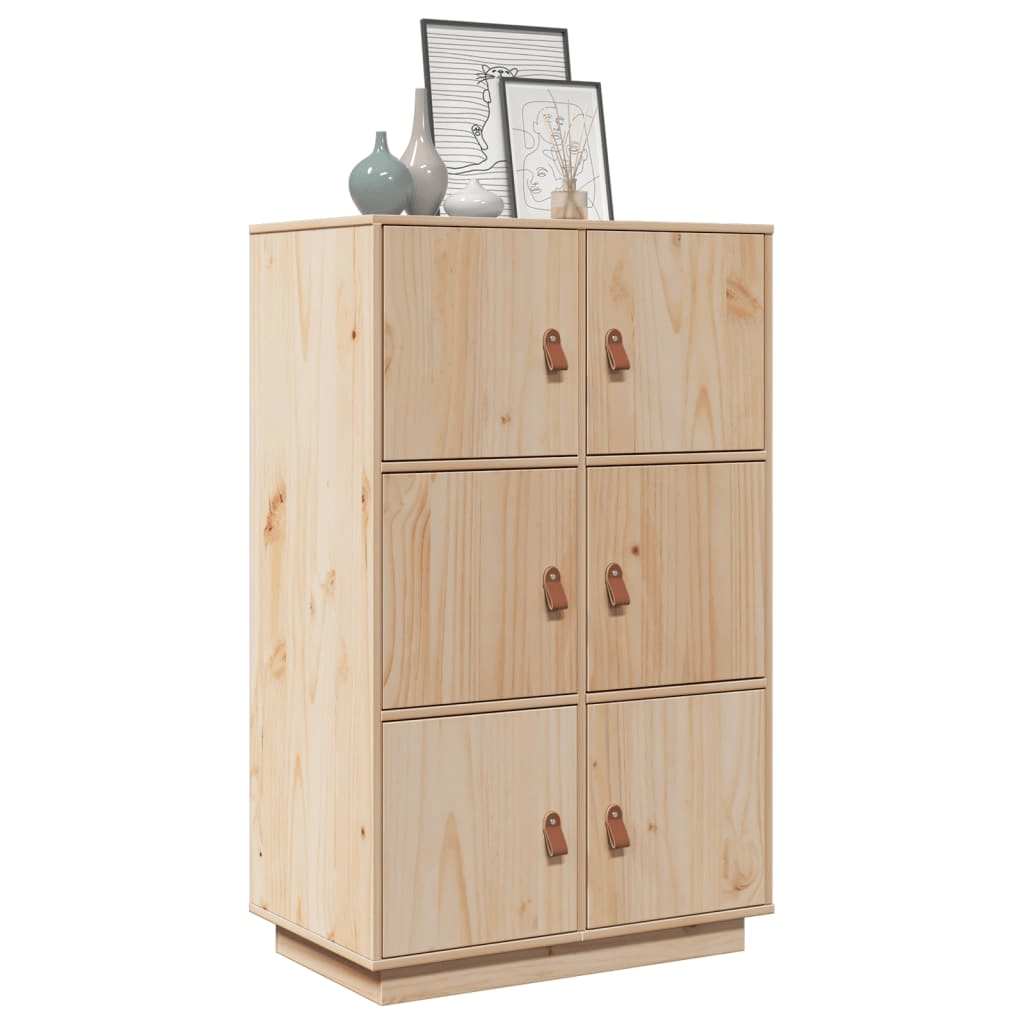 Highboard 67x40x108.5 cm Solid Wood Pine - Merkel Designers