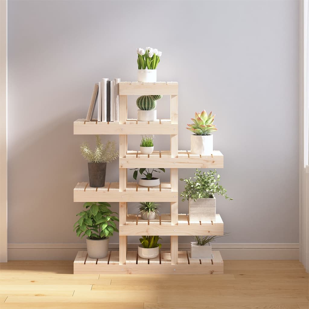 Plant Stand 85x25x109.5 cm Solid Wood Pine - Sid & Sam