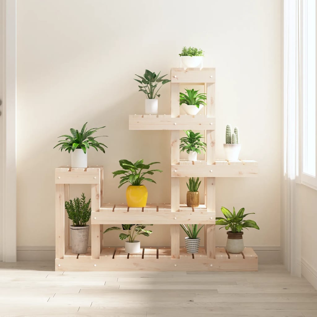 Plant Stand 92x25x97 cm Solid Wood Pine - Casper Homes