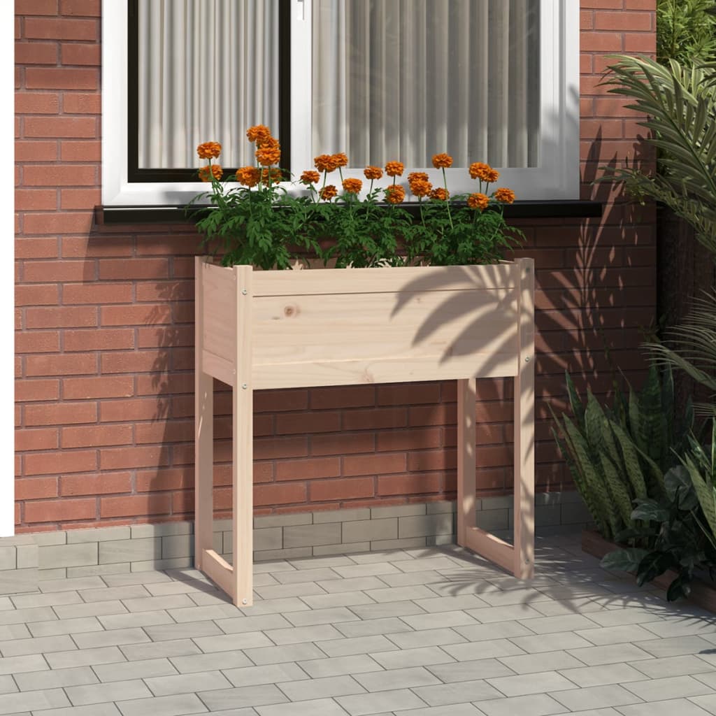 Planter 78x40x81 cm Solid Wood Pine - Tyrell & Tyrell