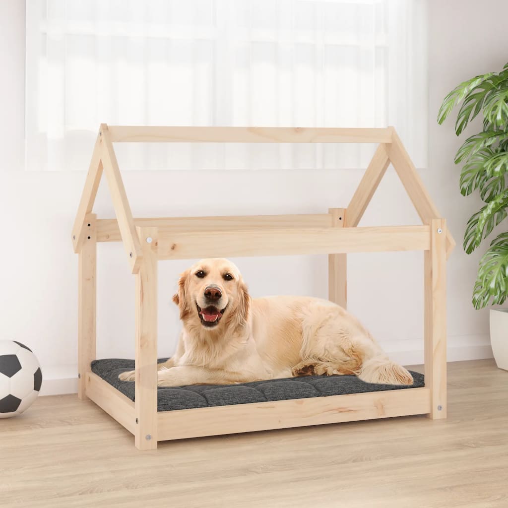 Dog Bed 81x60x70 cm Solid Wood Pine - Millennium Furniture