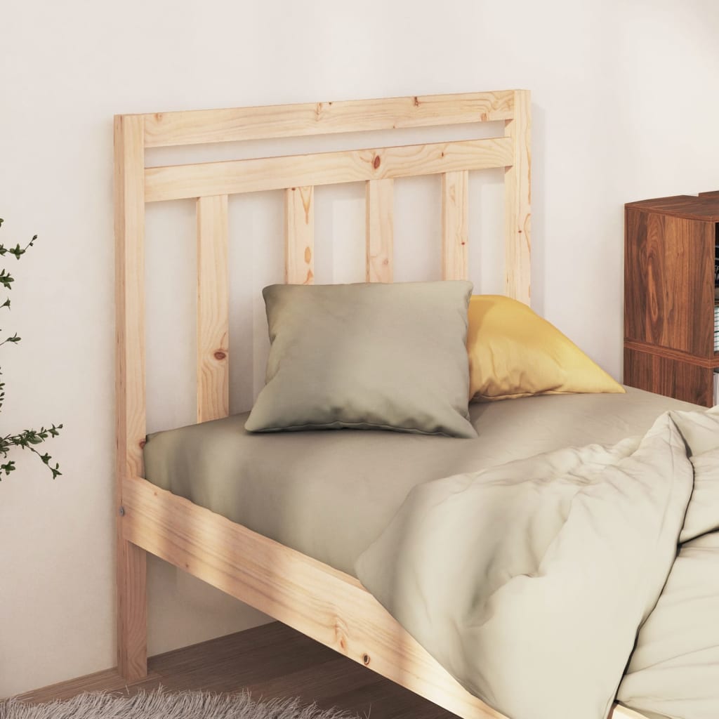 Bed Headboard 95x4x100 cm Solid Wood Pine - Unbeatable Bargains