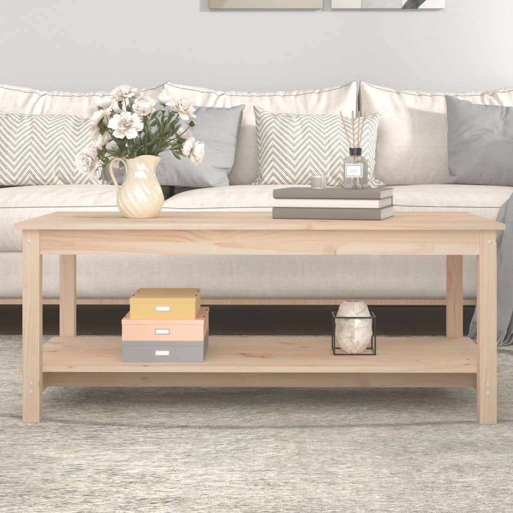 Coffee Table 110x55x45 cm Solid Wood Pine - Direct Imports