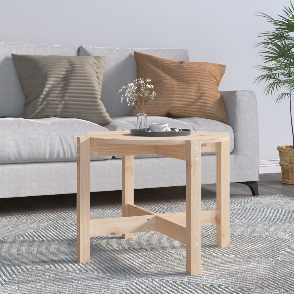 Coffee Table Ã ̃ 62.5x45 cm Solid Wood Pine - R and M Furniture
