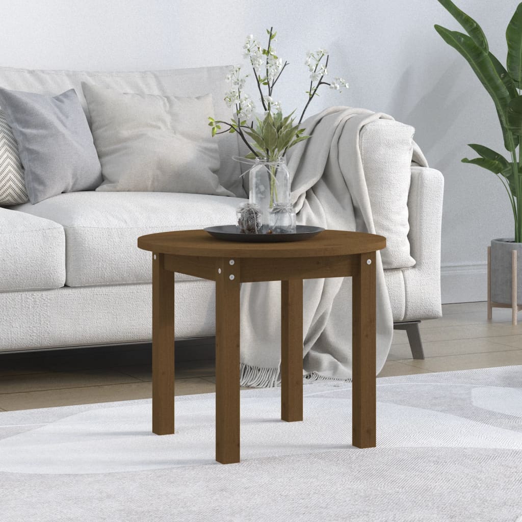 Coffee Table Honey Brown Ã ̃ 55x45 cm Solid Wood Pine - Unbeatable Bargains