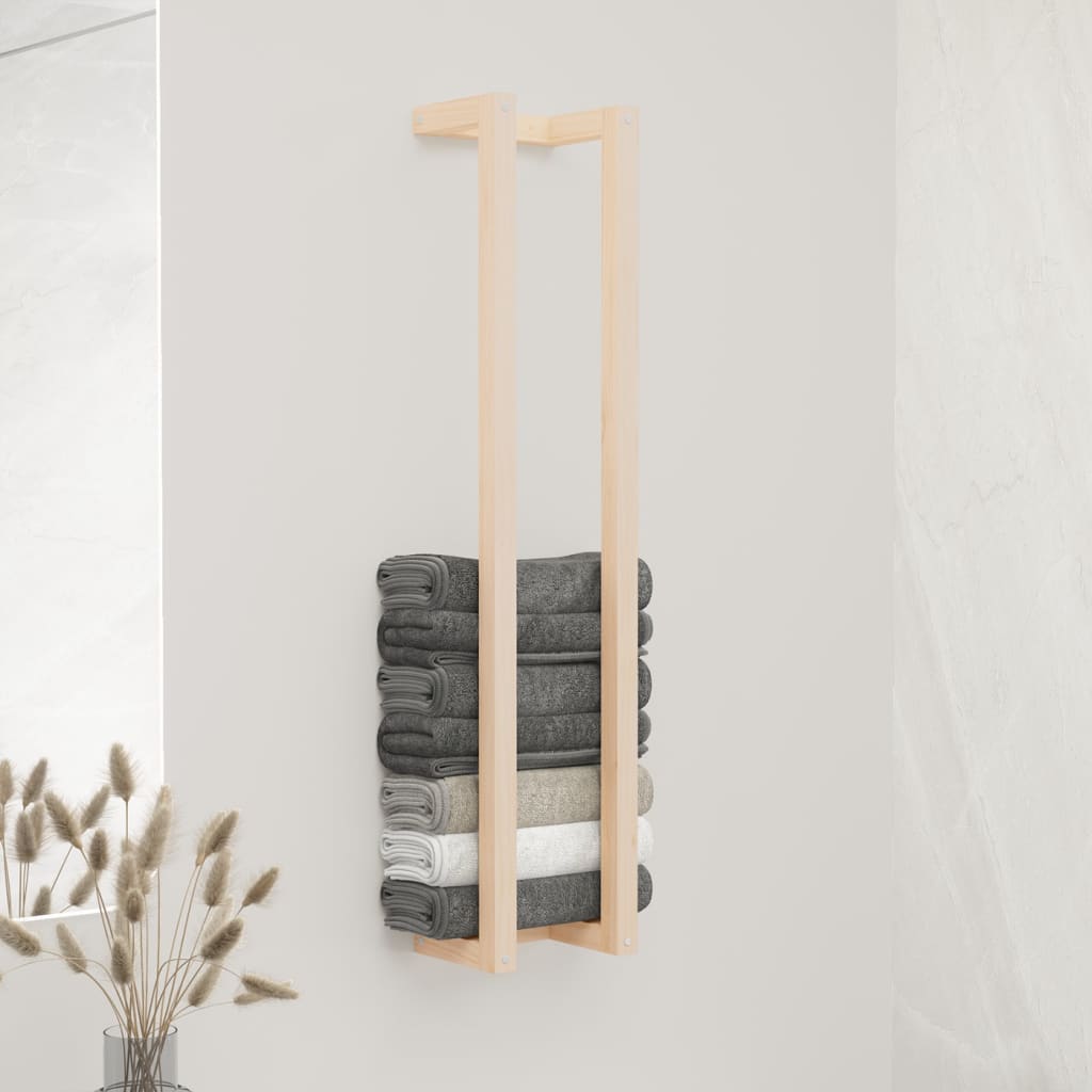 Solid Wood Pine Towel Rack - The Home Maker