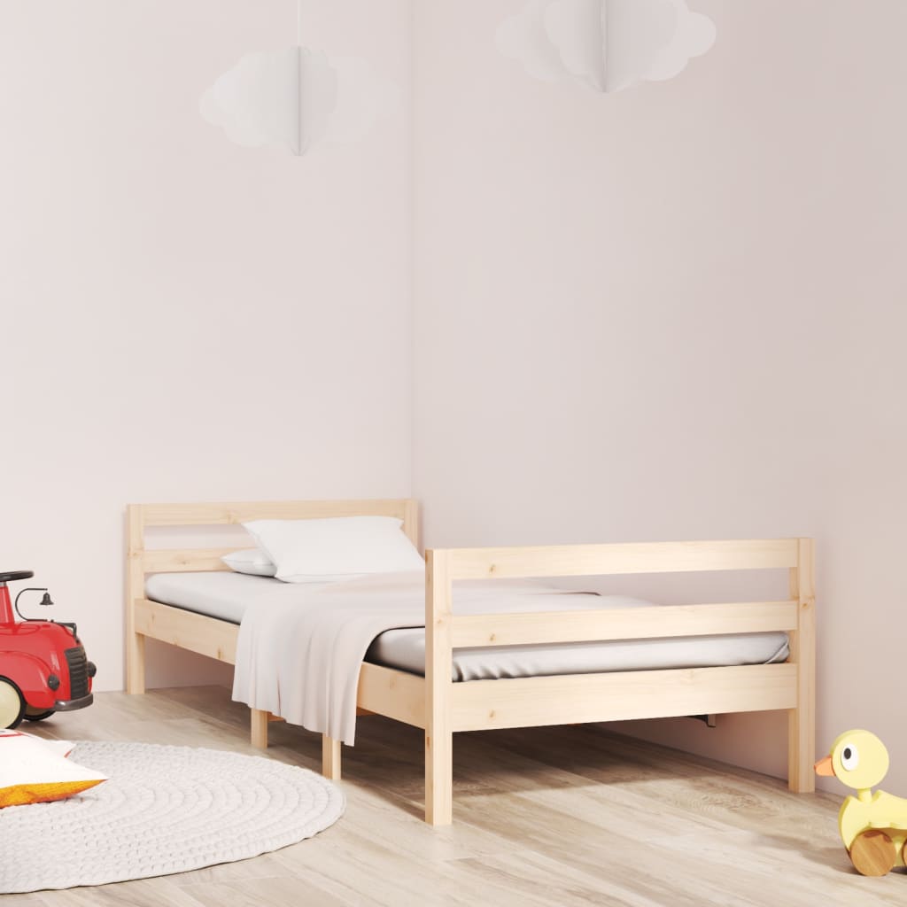 Bed Frame 80x200 cm Solid Wood Pine - Merlin Deals