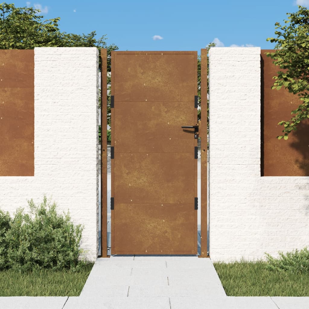 Garden Gate 105x180 cm Corten Steel - Sid & Sam