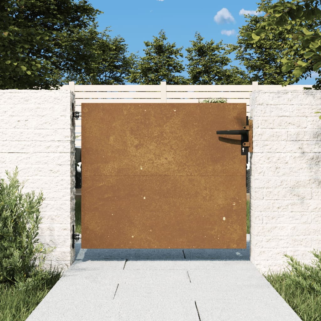 Garden Gate 85x100 cm Corten Steel - Millennium Furniture
