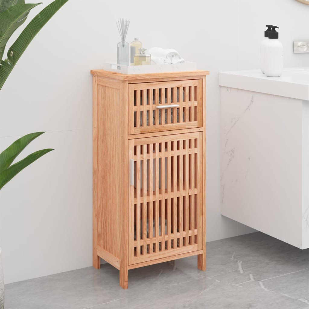 Bathroom Cabinet 42x29x82 cm Solid Wood Walnut - Millennium Furniture