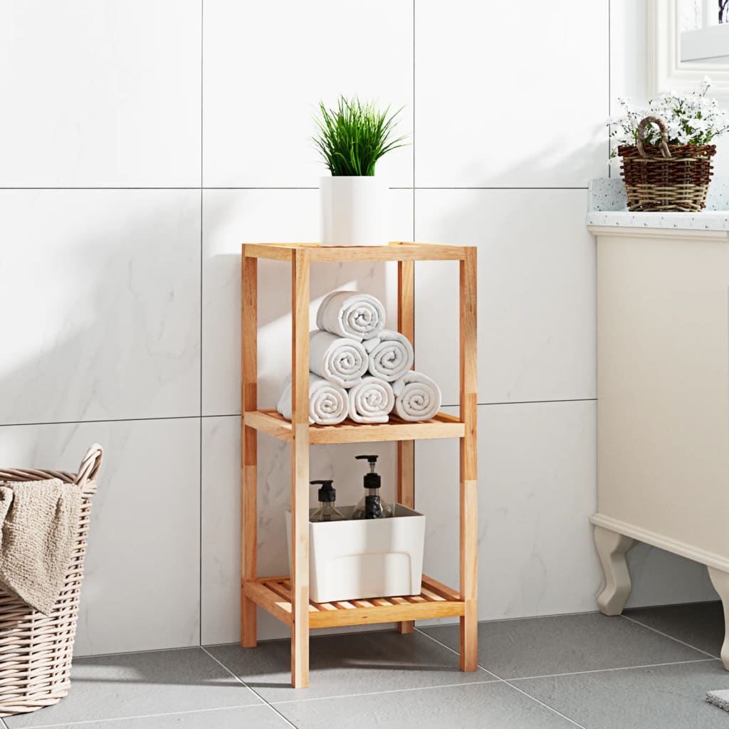 Bathroom Shelf 36x36x79 cm Solid Wood Walnut - Tyrell & Tyrell