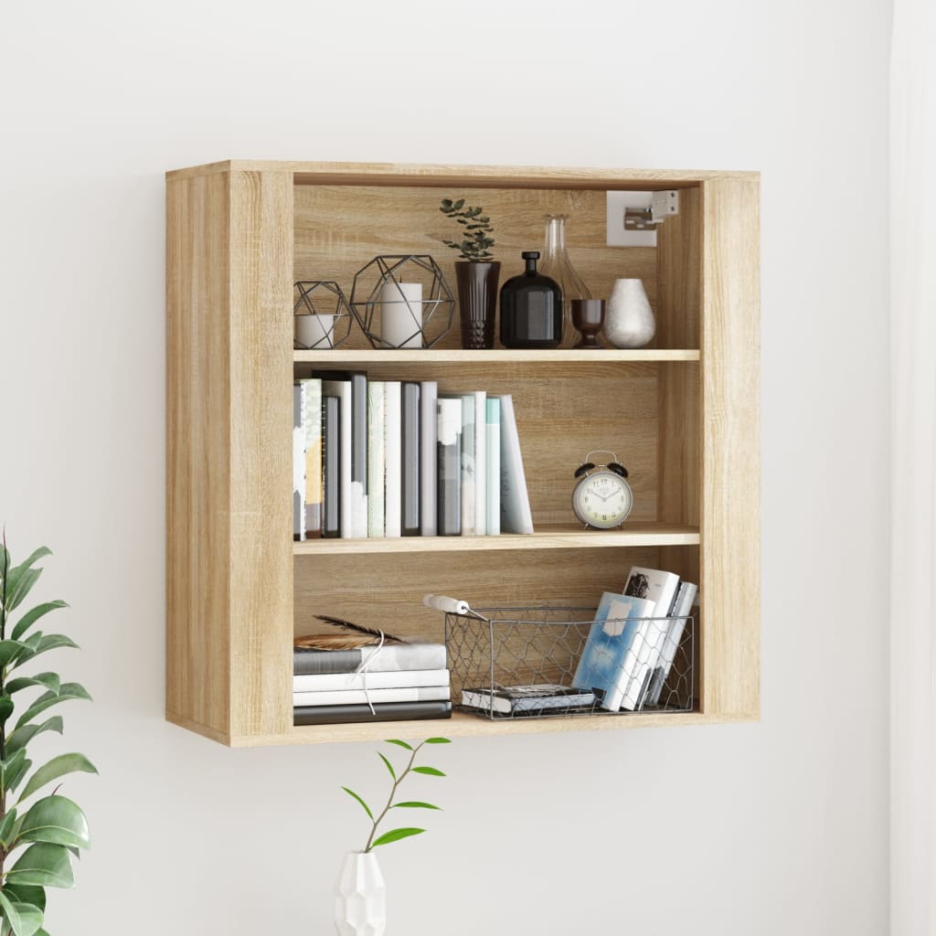 Wall Cabinet Sonoma Oak 80x33x80cm Engineered Wood - Merlin Deals