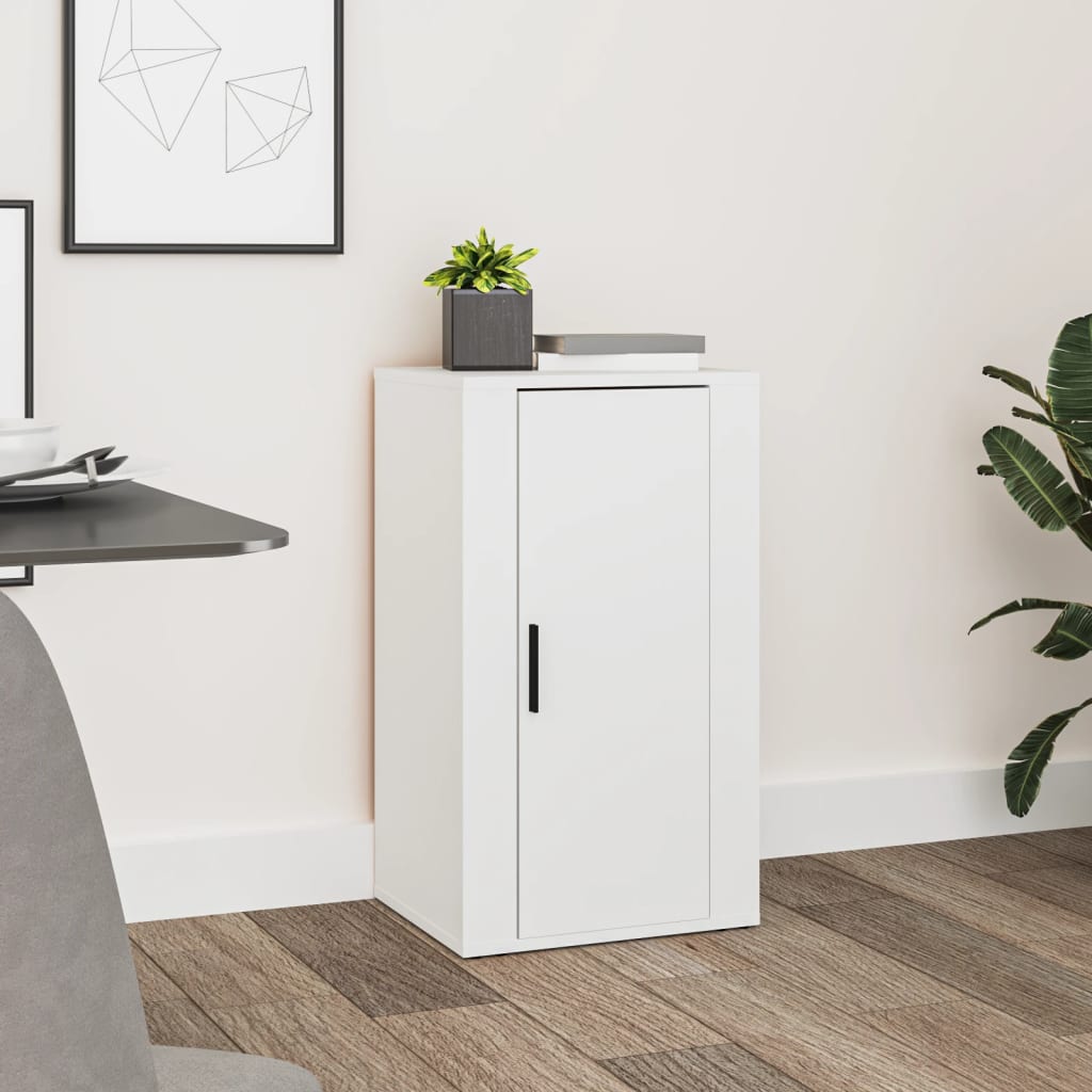 Sideboard White 40x33x70 cm Engineered Wood - Tyrell & Tyrell