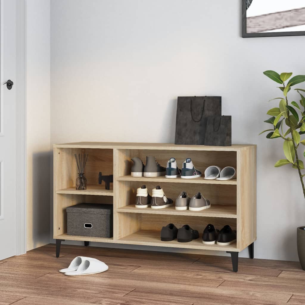 Shoe Cabinet Sonoma Oak 102x36x60 cm Engineered Wood - Casper Homes