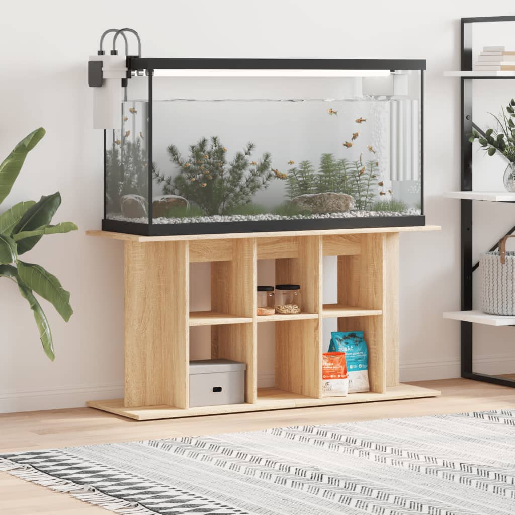Aquarium Stand Sonoma Oak 120x40x60 cm Engineered Wood - Merkel Designers