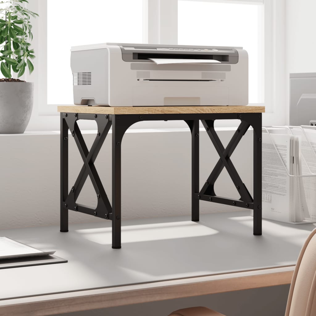 Printer Stand Sonoma Oak 40x30x31 cm Engineered Wood - Discount Dealers