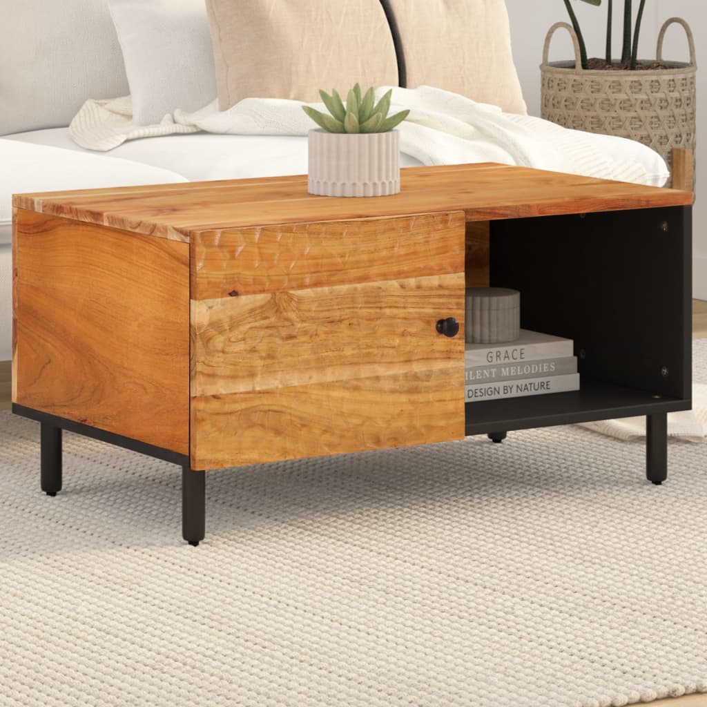 Coffee Table 80x50x40 cm Solid Wood Acacia - Direct Imports