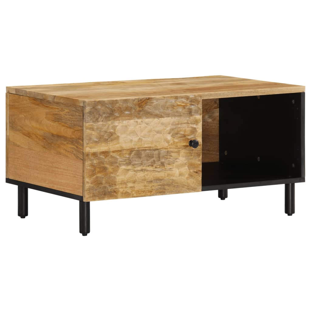 Coffee Table 80x50x40 cm Solid Wood Mango - Merkel Designers