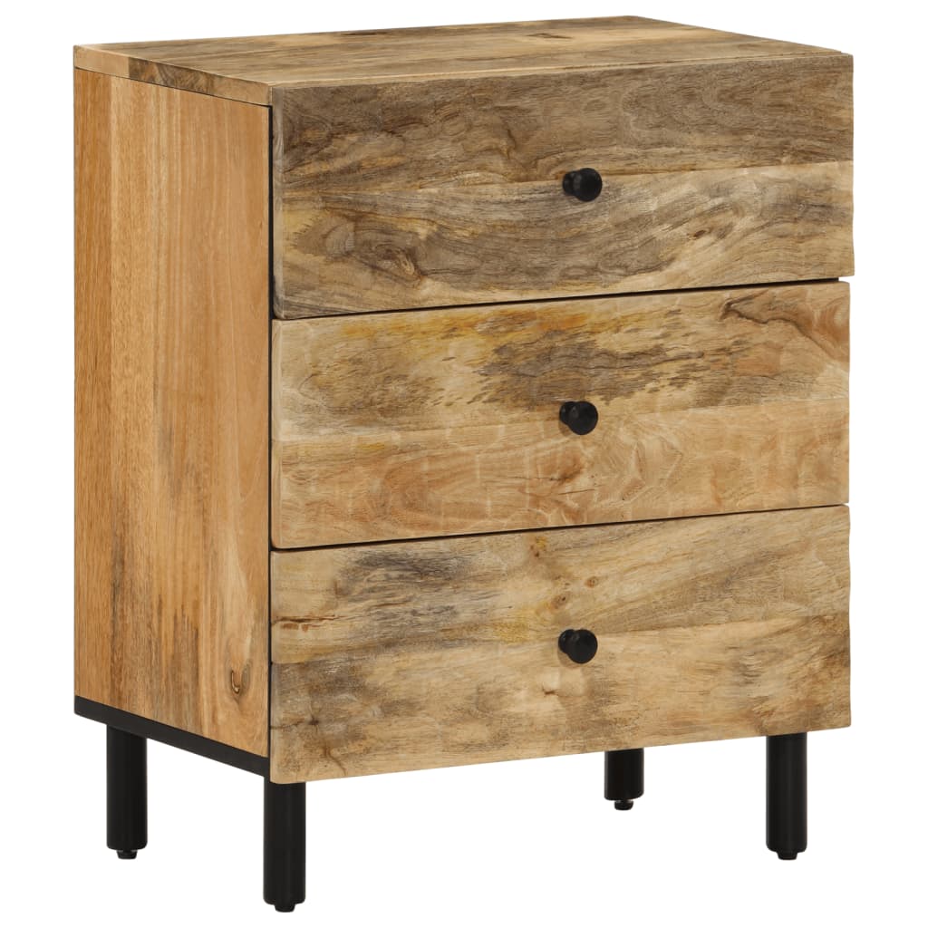 Bedside Table - CARLETON Sid Nightstand Natural 50cm - Style and Chic