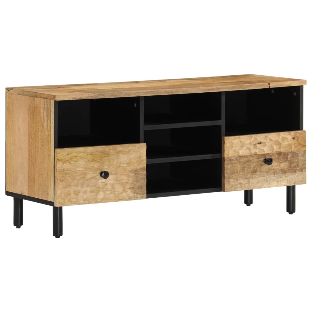 TV Cabinet 100x33x46 cm Solid Wood Mango - Style and Chic