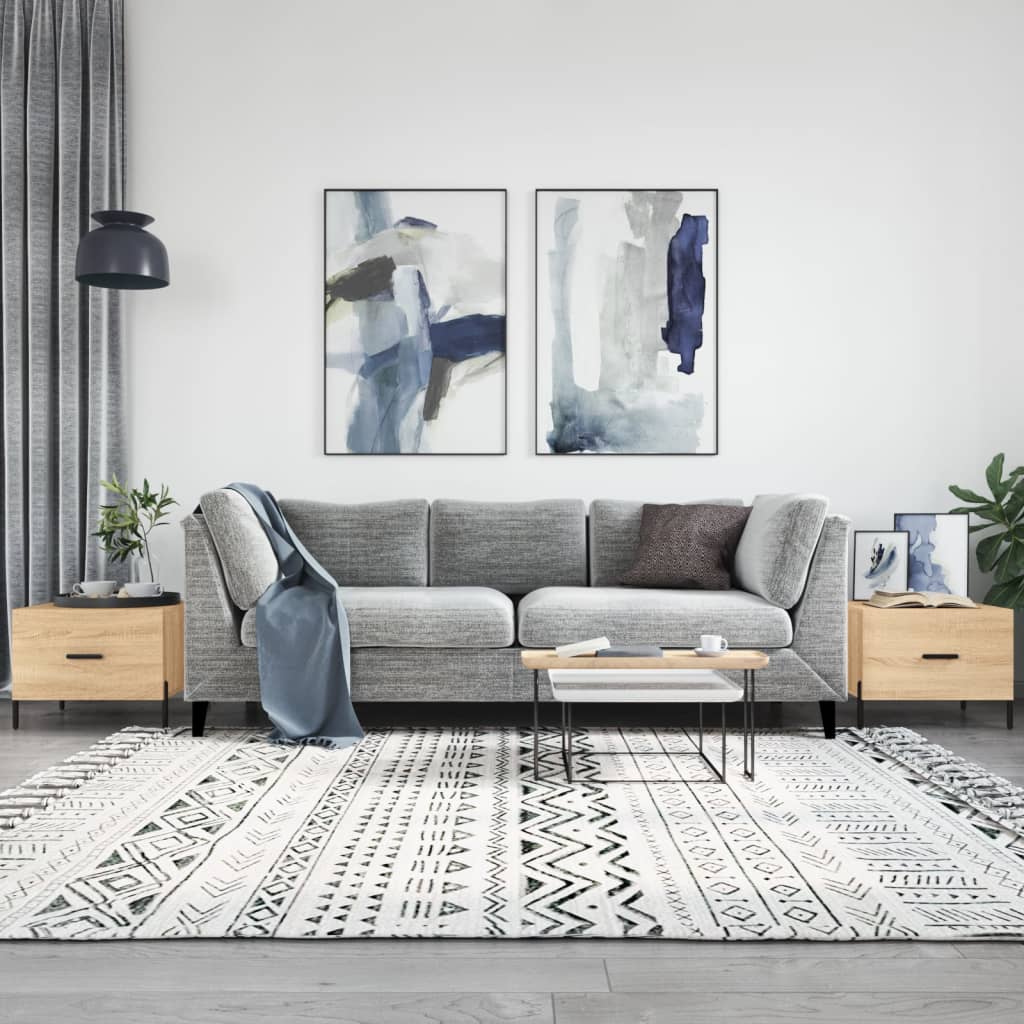 Coffee Tables 2 pcs Sonoma Oak 50x50x40 cm Engineered Wood - Tyrell & Tyrell