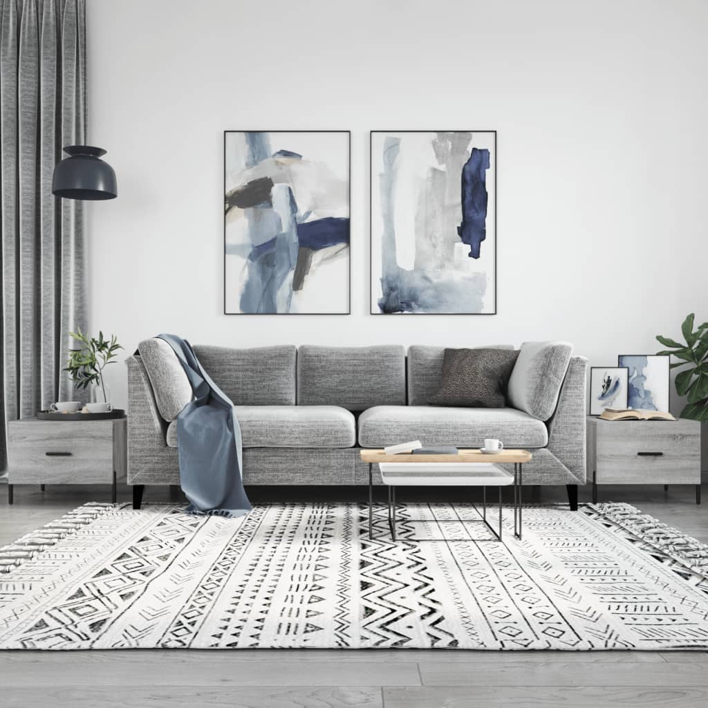 Coffee Tables 2 pcs Grey Sonoma 50x50x40 cm Engineered Wood - Tyrell & Tyrell