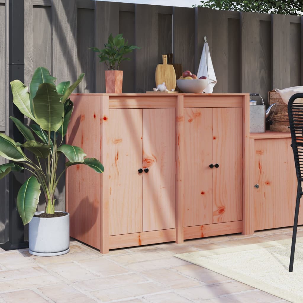 Outdoor Kitchen Doors 2 Pcs 50x9x82cm Solid Wood Douglas - Sid & Sam