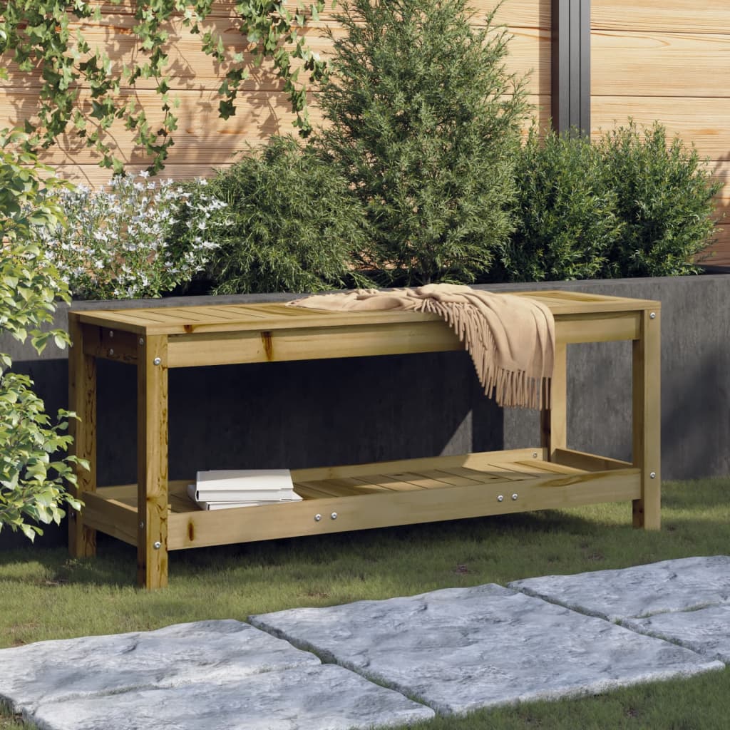 Garden Bench 108x35x45 cm Impregnated Wood Pine - Tyrell & Tyrell