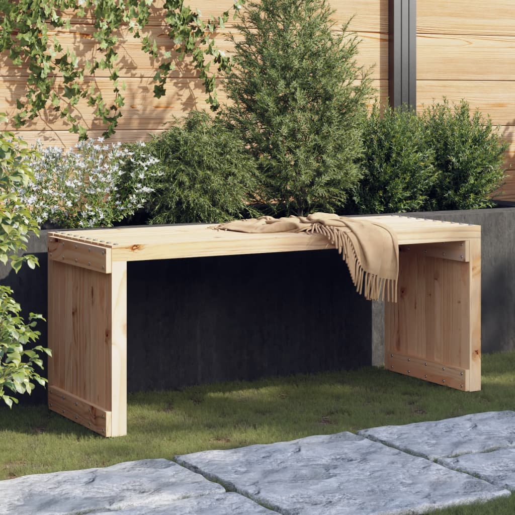 Garden Bench Extendable 212.5x40.5x45 cm Solid Wood Pine - Sid & Sam