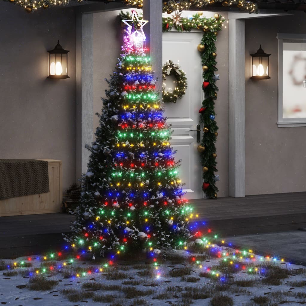 Christmas Tree light 320 LEDs Colourful 375cm - Brittle & Co