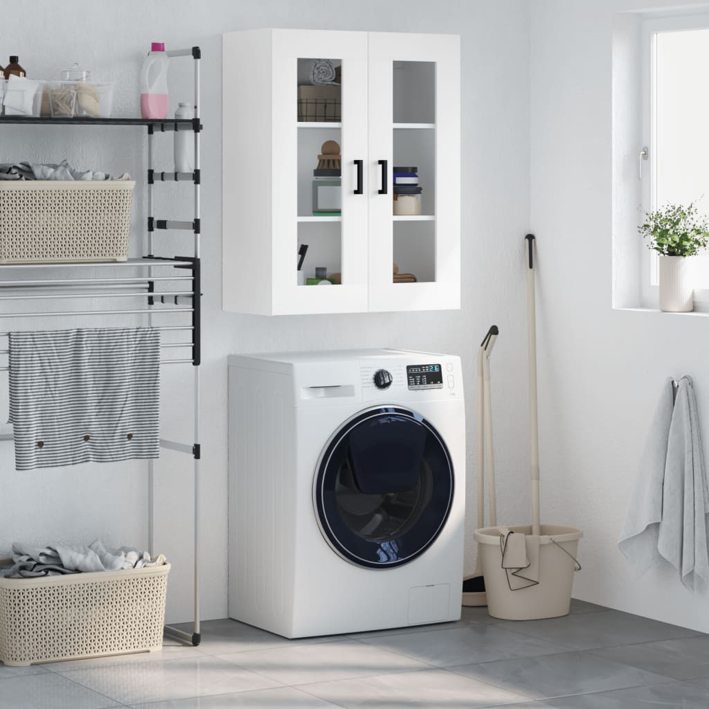 Wall Mounted Cabinet White 69.5x34x90 cm - Sid & Sam