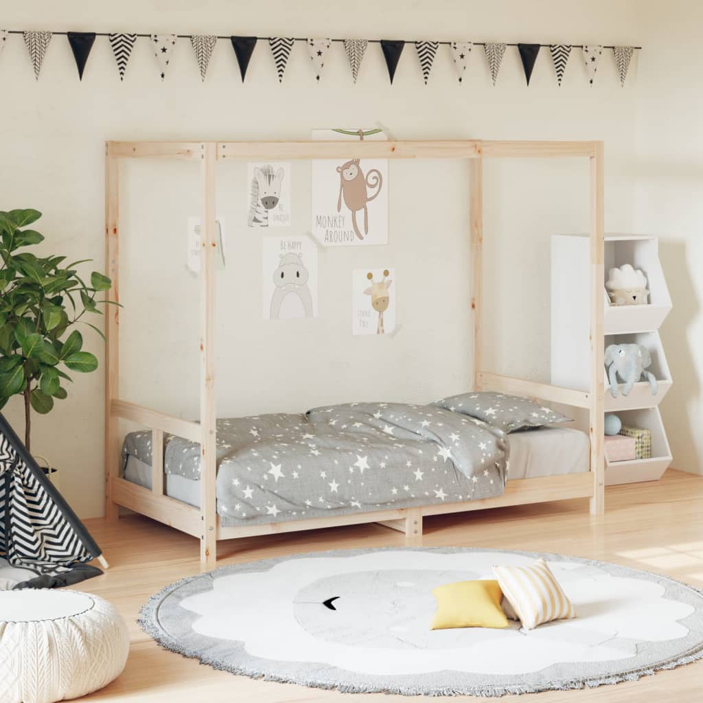 Kids Bed Frame 80x160 cm Solid Wood Pine - Tyrell & Tyrell