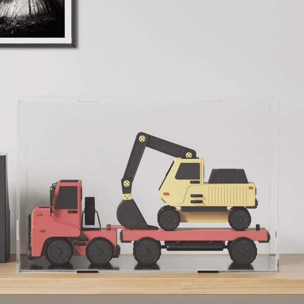Display Box Transparent 56x36x37 cm Acrylic - R and M Furniture
