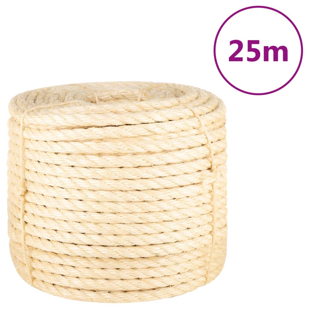 Rope 100% Sisal 14 mm 25 m - Brittle & Co