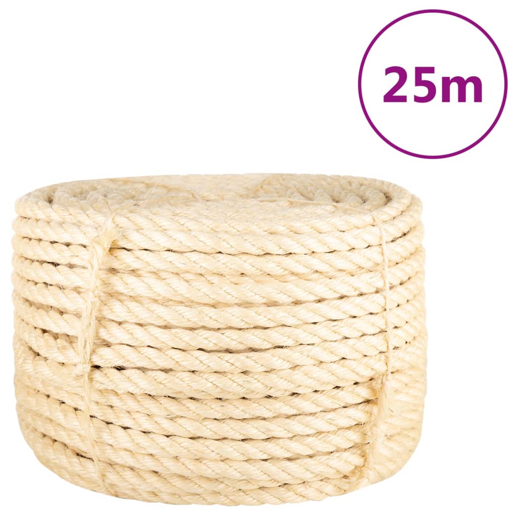 Rope 100% Sisal 16 mm 25 m - Casper Homes