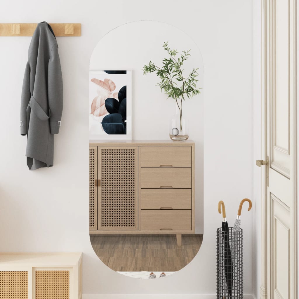 Wall Mirror 45x100cm Glass Oval - Style and Chic