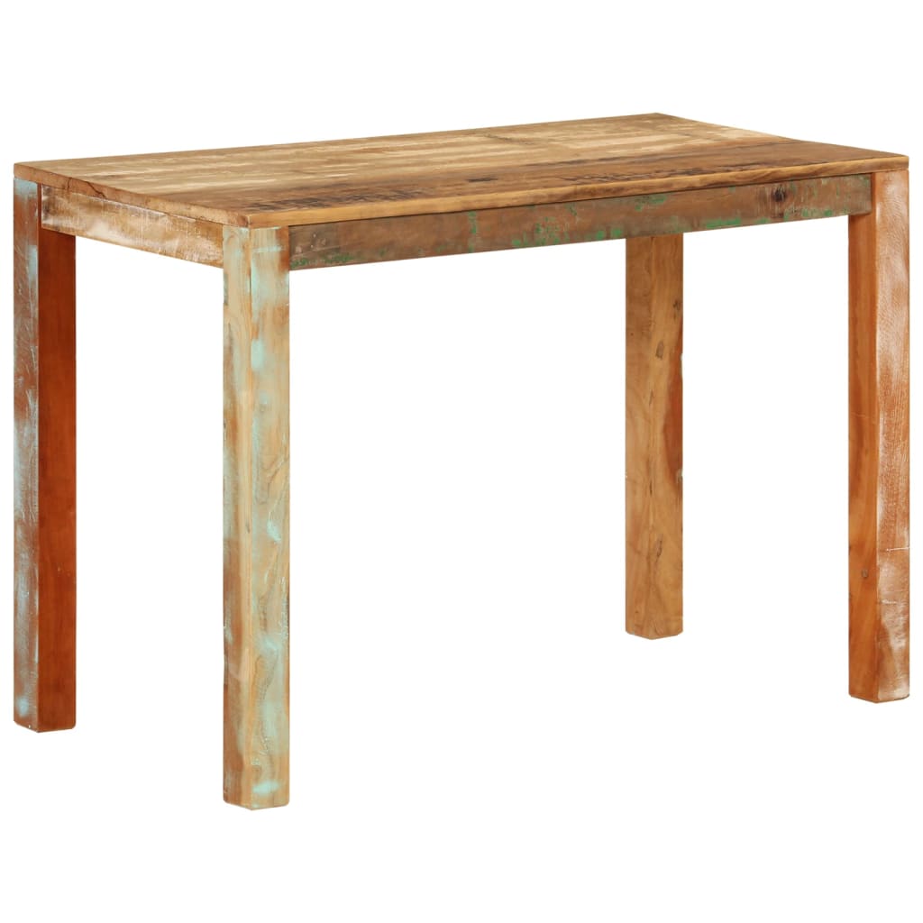 Dining Table 110x55x76 cm Solid Wood Reclaimed - Direct Imports
