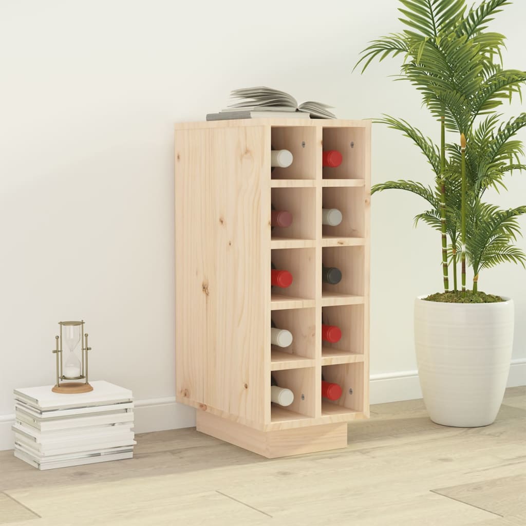 Wine Cabinet 23x34x61 cm Solid Wood Pine - Millennium Furniture