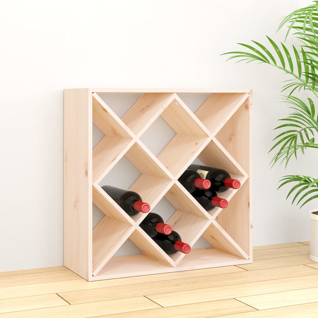 Wine Cabinet 62x25x62 cm Solid Wood Pine - Millennium Furniture