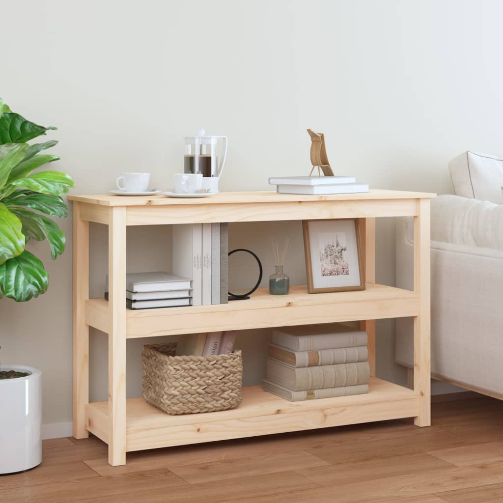 Console Table 110x40x74 cm Solid Wood Pine - Design Hut