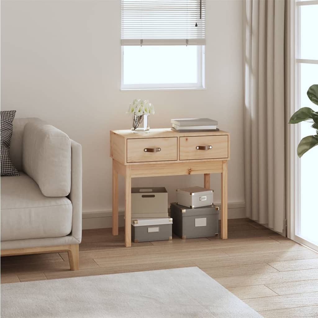 Console Table 76.5x40x75 cm Solid Wood Pine - Sid & Sam