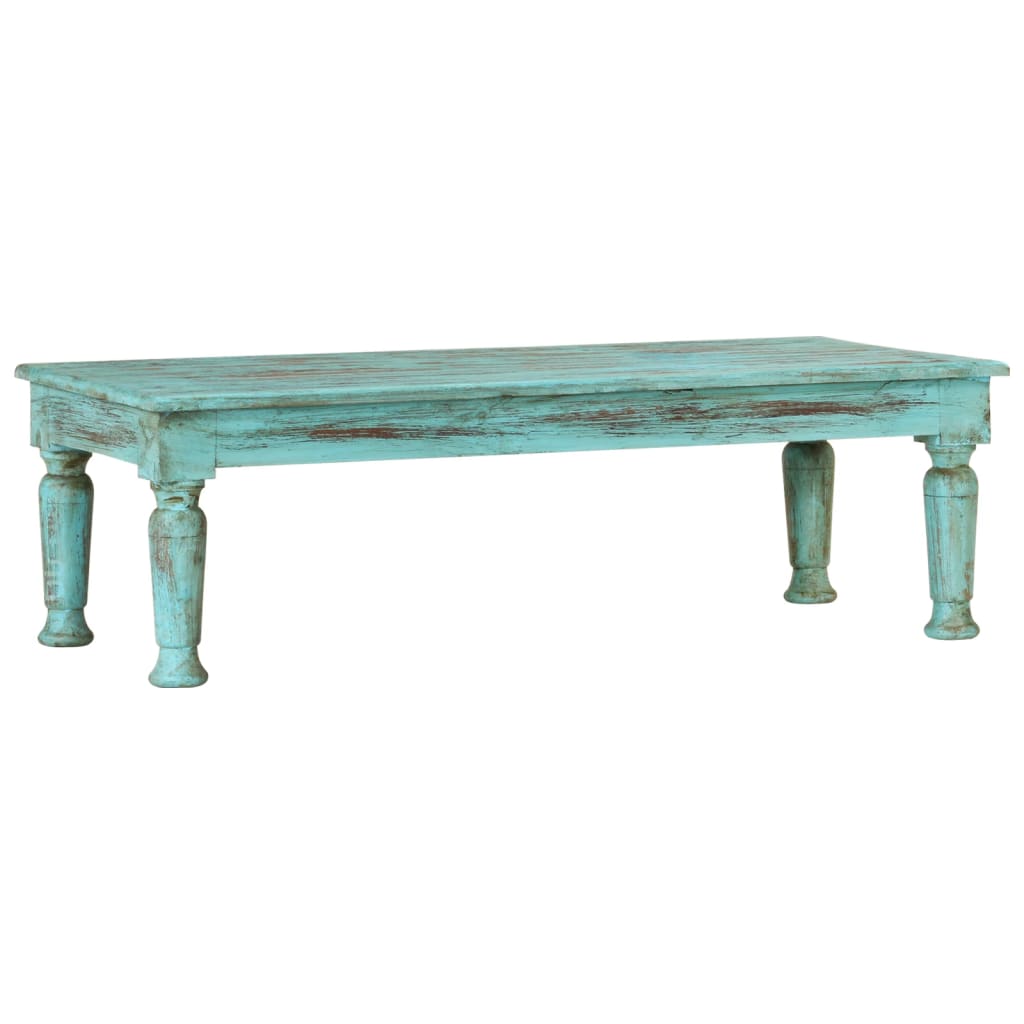 Coffee Table 110x50x34 cm Solid Wood Reclaimed - Merkel Designers