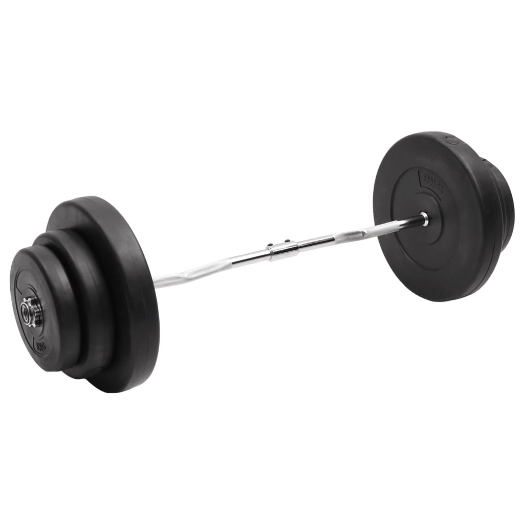 Curl Barbell with Plates 60 kg - Brittle & Co