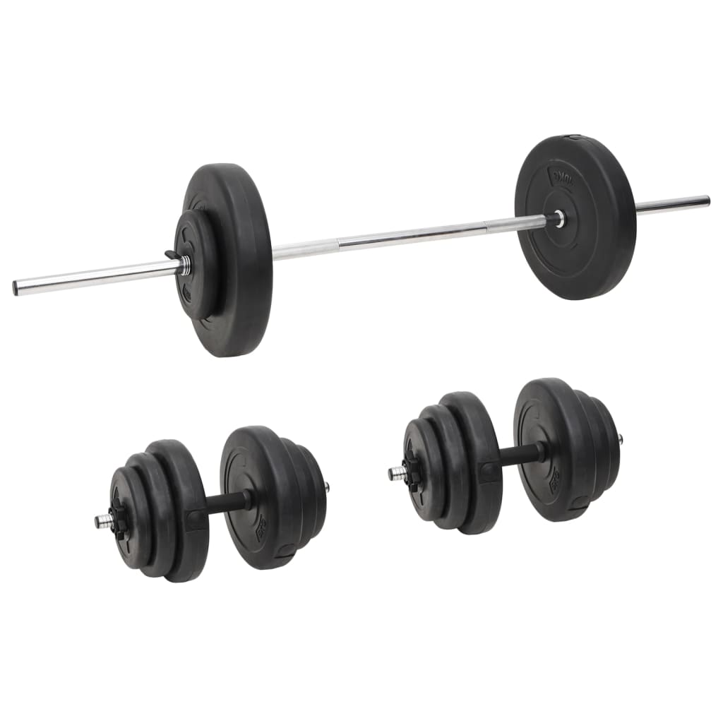 Barbell and Dumbbell with Plates 60 kg - Brittle & Co