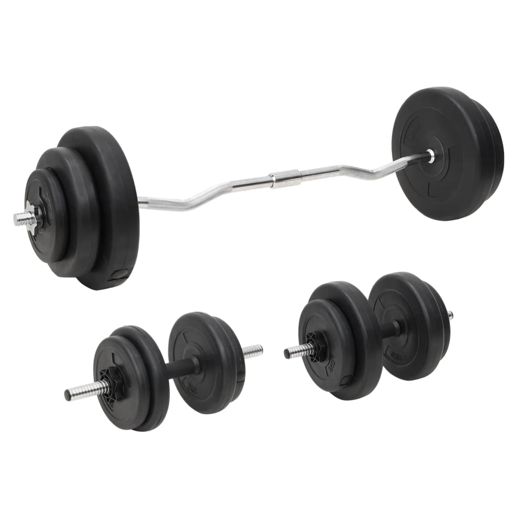 Barbell and Dumbbell with Plates 60 kg - Merkel Designers