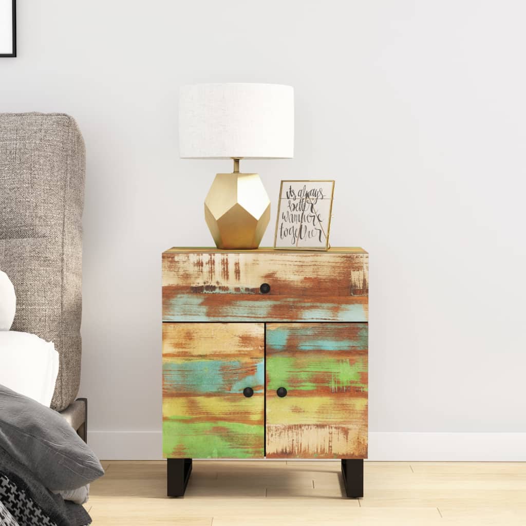 Bedside Table - CARSON Cam Nightstand Mixed 50cm - R and M Furniture