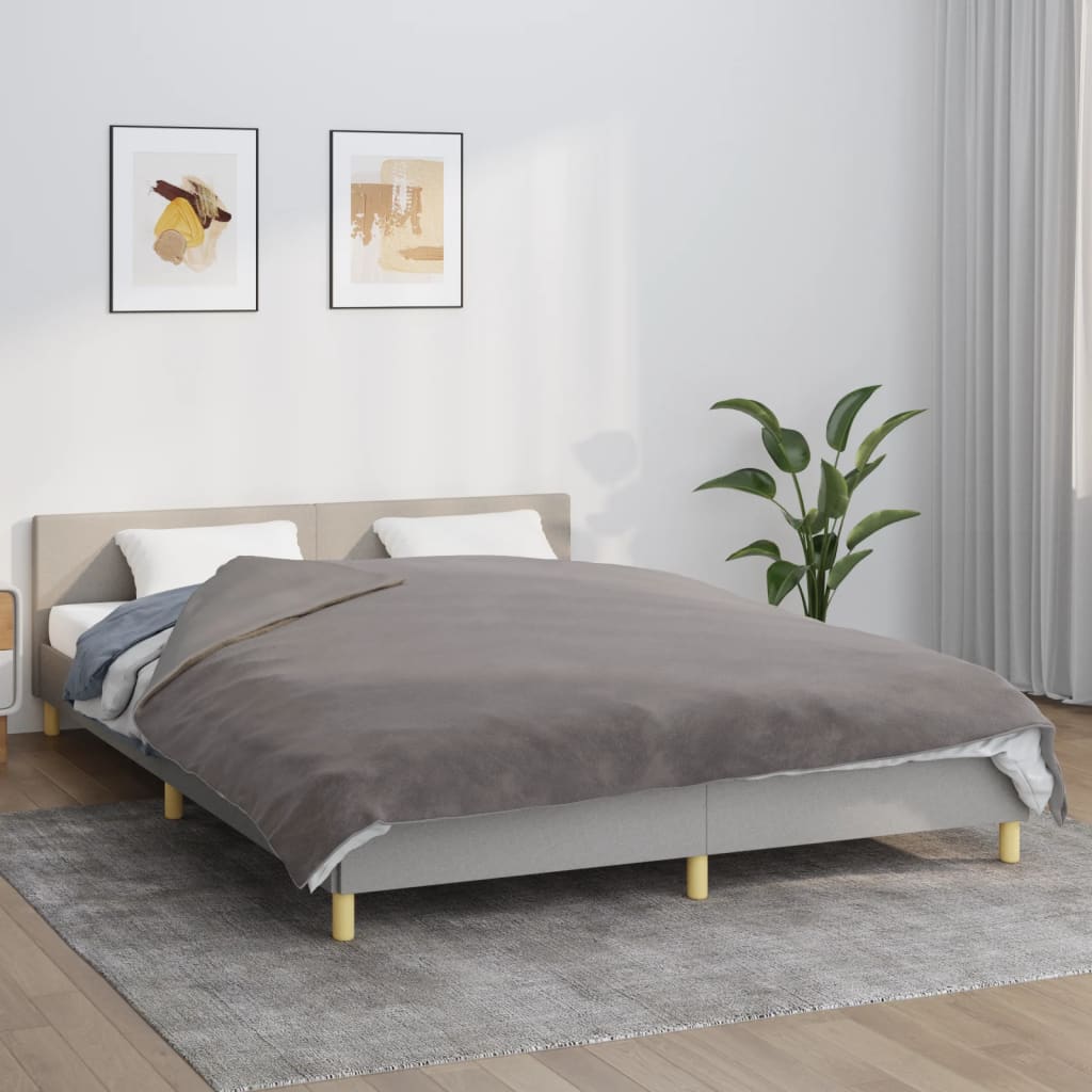 Weighted Blanket with Cover Grey 200x225 cm 13 kg Fabric - Direct Imports