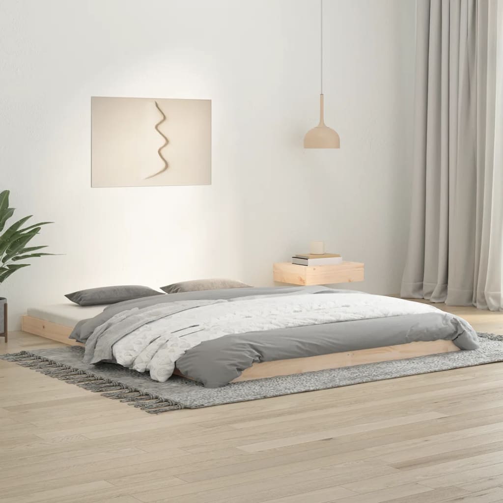 Bedframe 160x200cm Solid Wood Pine - Direct Imports